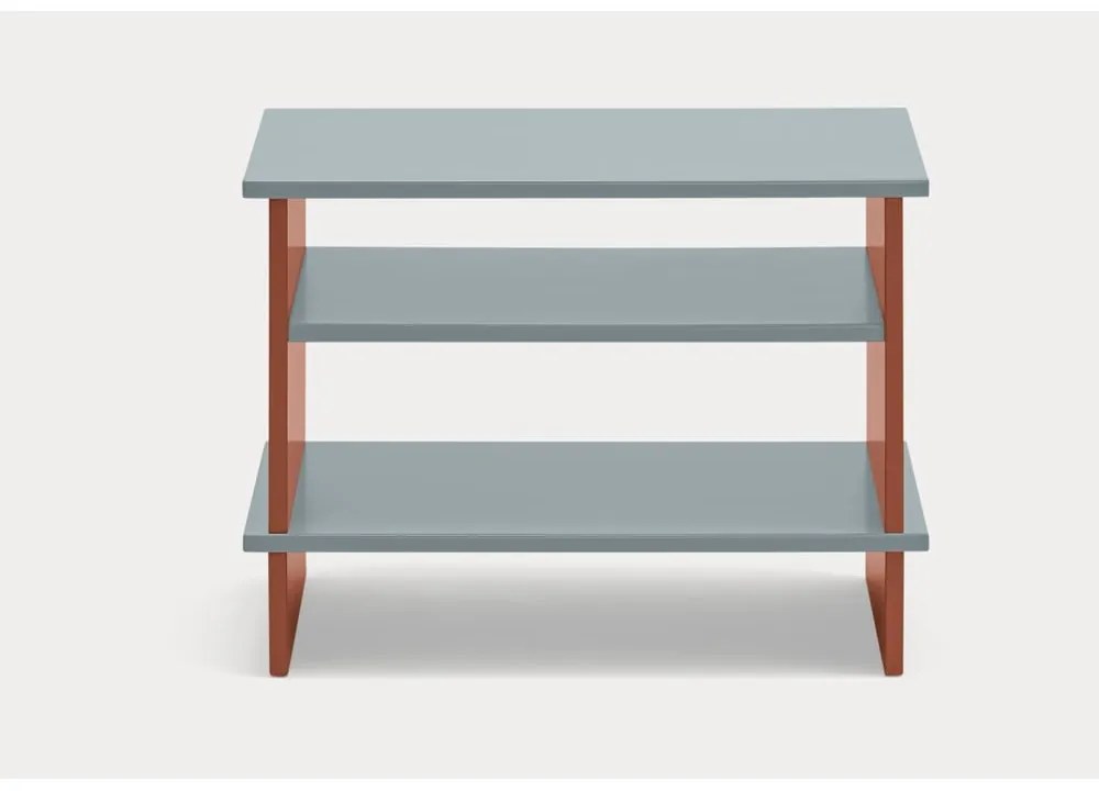 Téglavörös-szürke éjjeliszekrény Inari – Teulat