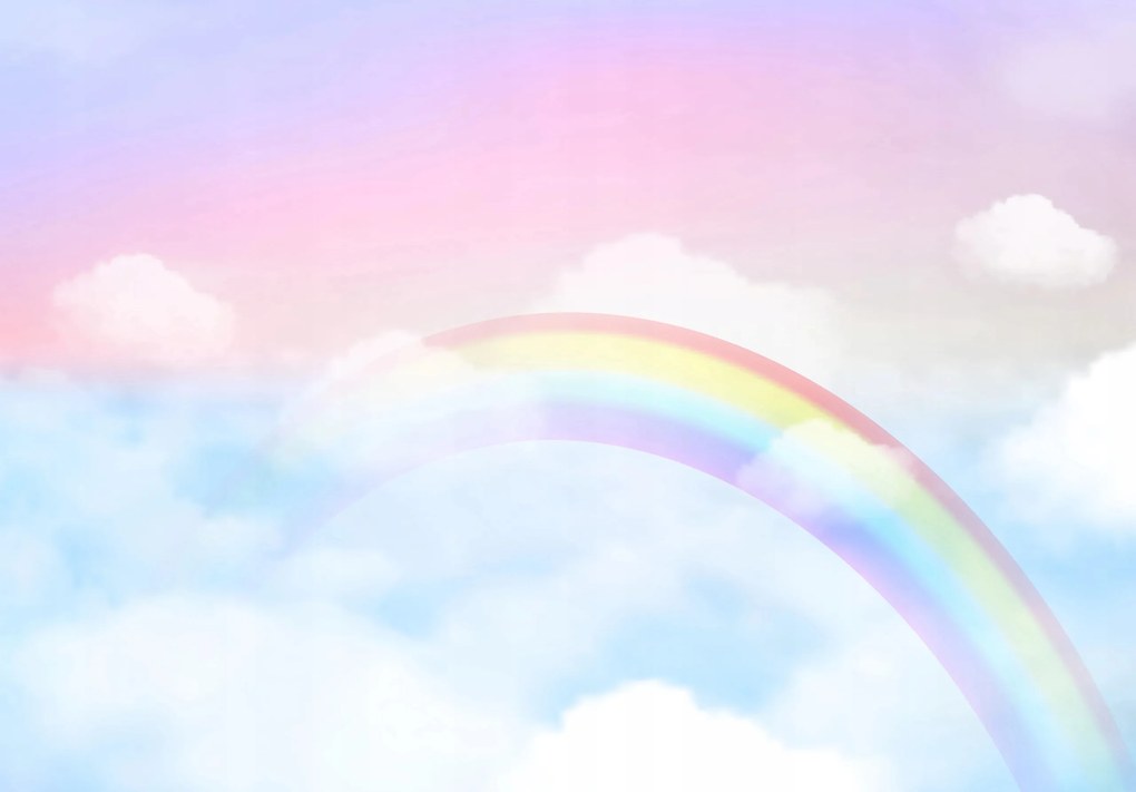 Fotótapéta Szivárvány ég Felhők 416 x 254