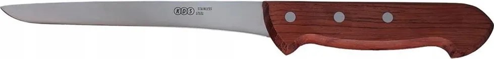 Hentes kés, csontozás, bubinga fából, 17,5 cm