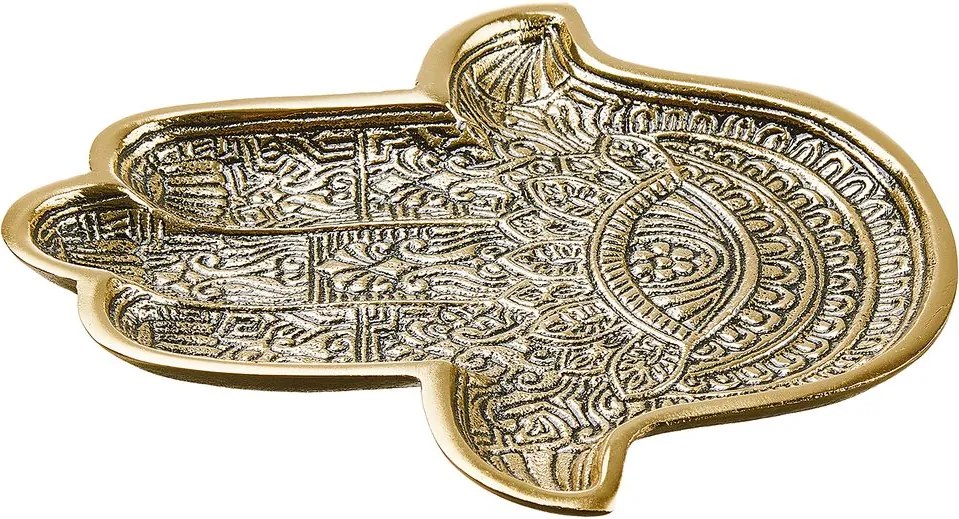 HAMSA dekor tál, Fatima keze 20 x 18cm