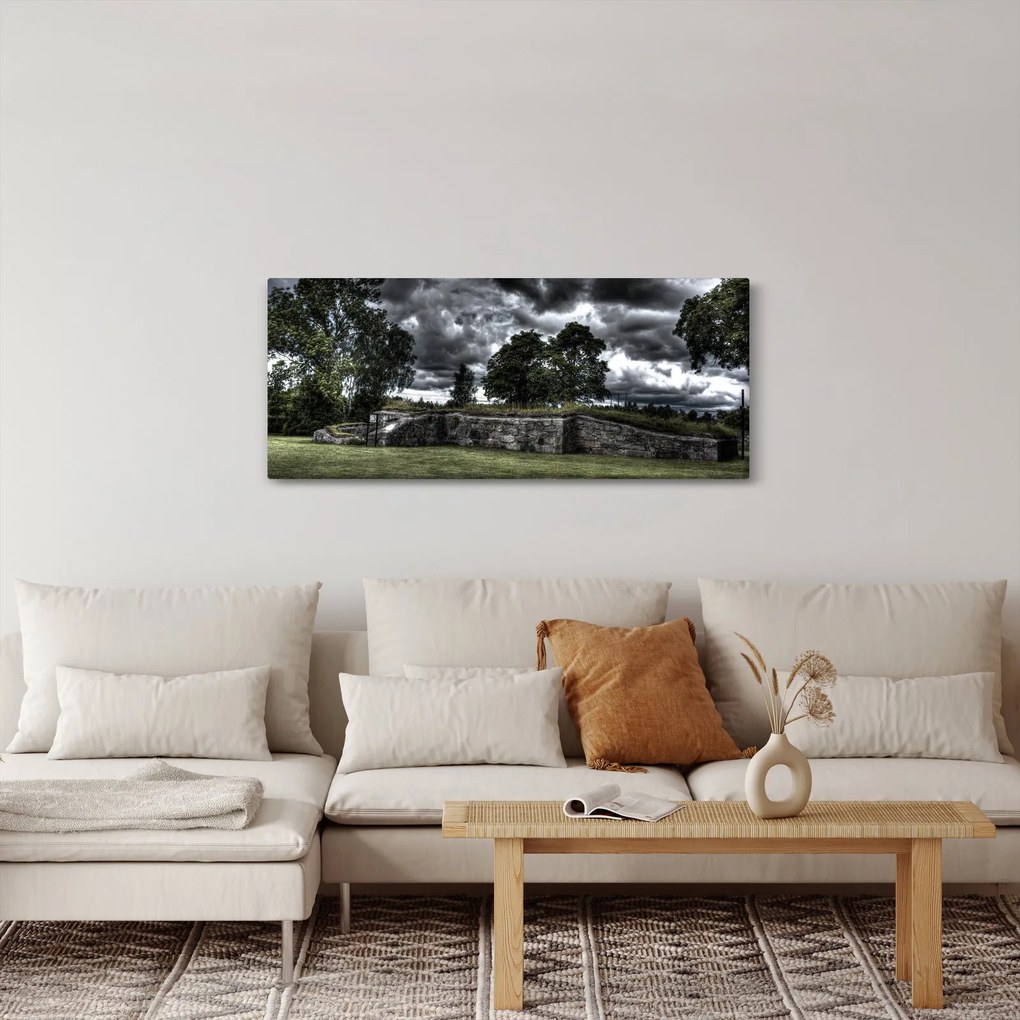 Egy felhős ég képe (120x50 cm)
