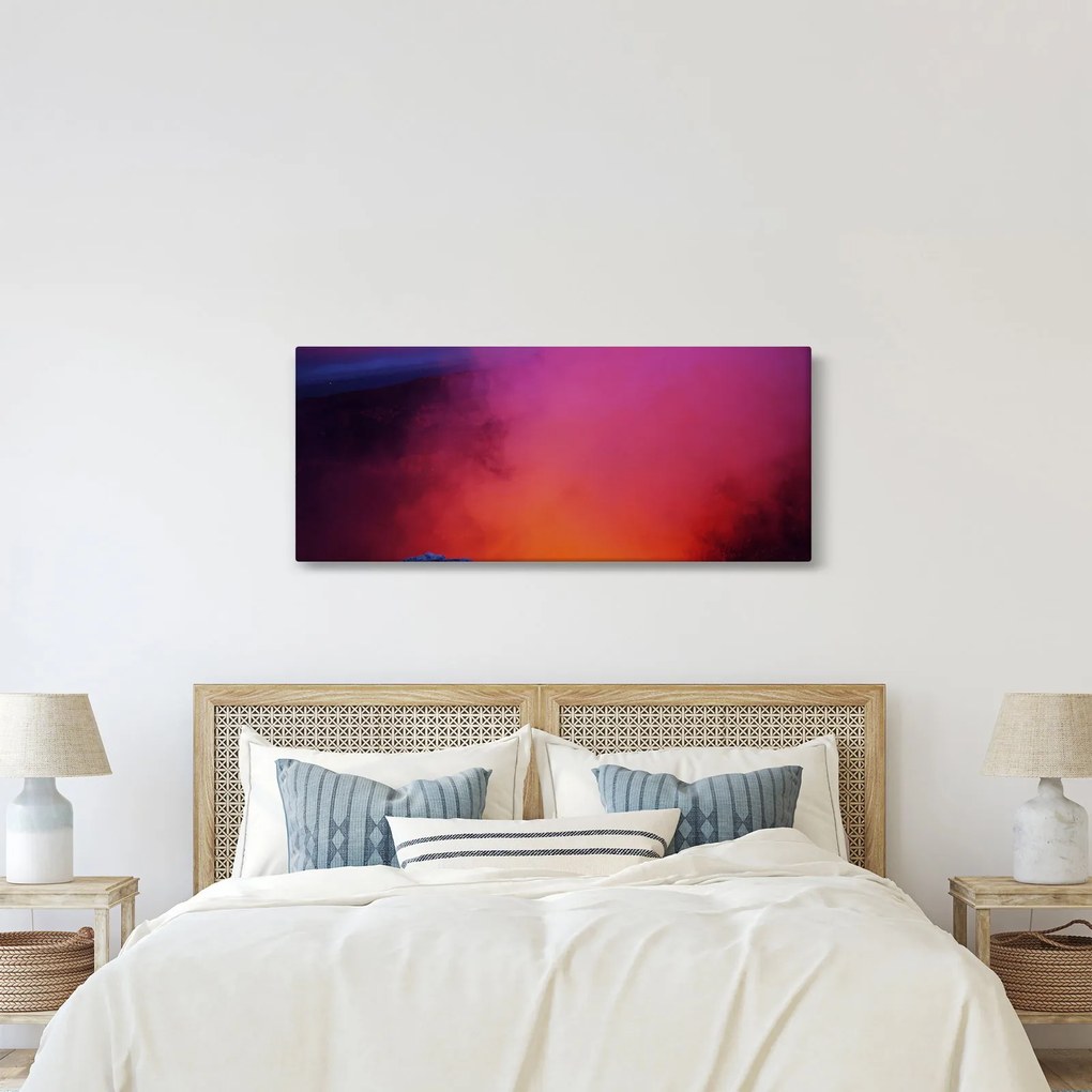 Kép - tűzhányó (120x50 cm)