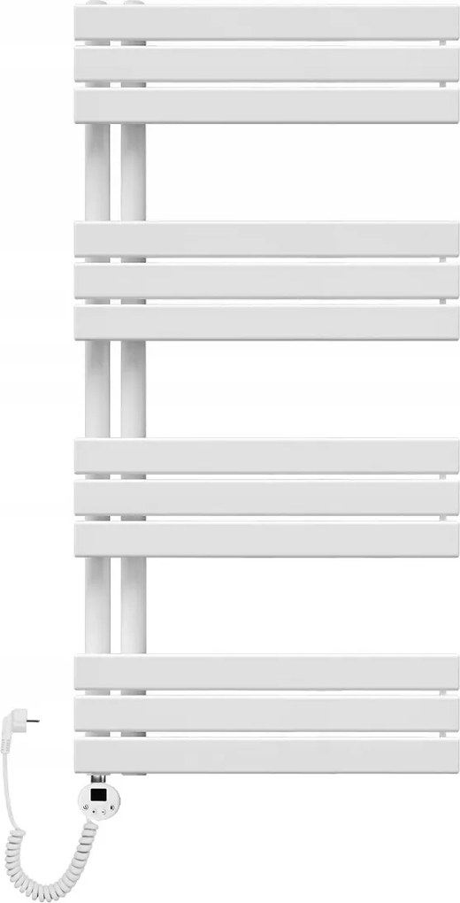 Fürdőszobai radiátor dekoratív elektromos létra 1180x600 600W fehér