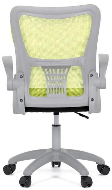 Gyerekszék állítható magassággal, zöld hálós háttámlával. KA-K2008 GRN