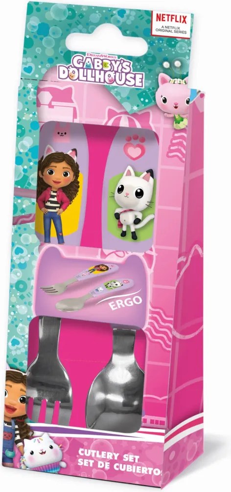 Gabi babaháza Wonderland fém ergo evőeszköz készlet - 2 darabos