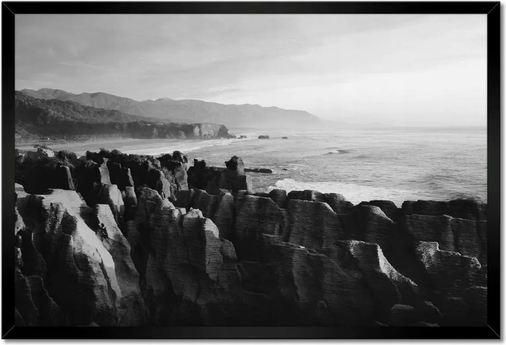 Poszterek keretben 60x40 Panoráma a hegyek tetejére