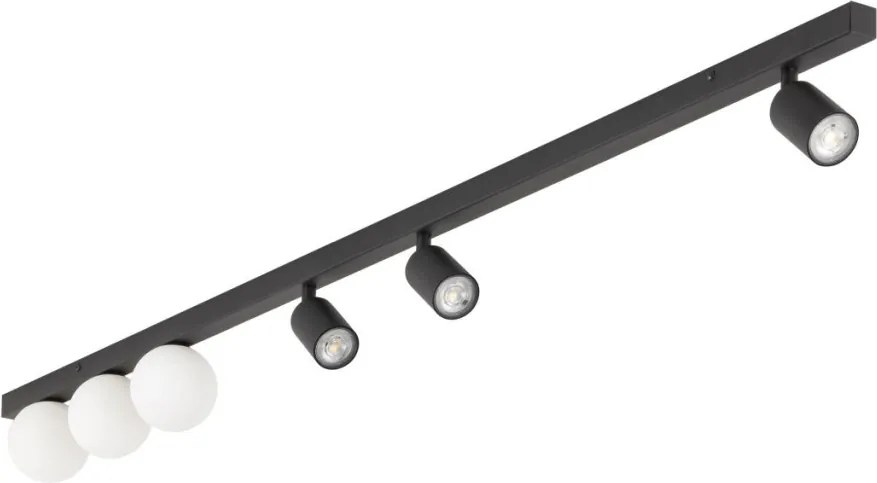 TK LIGHTING 10003 VOX Loft Mennyezeti Lámpa Fehér, Fekete G9, GU10 IP20
