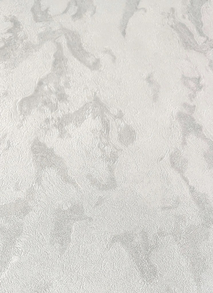 Mosható fali tapéta fehér díszített háttér márvány beton ezüst