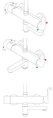 Ravak X07P642 - Zuhanyszett csapteleppel, fényes króm