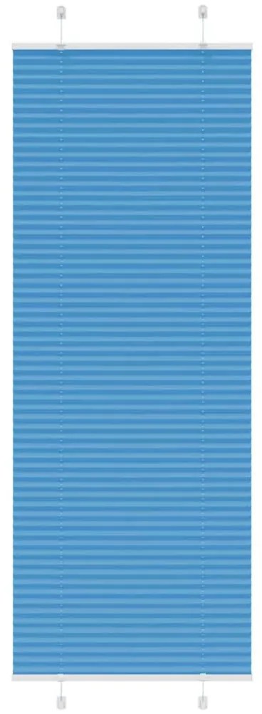 pliszírozott redőny kék 75x200 cm Szövetszélesség 74,4 cm
