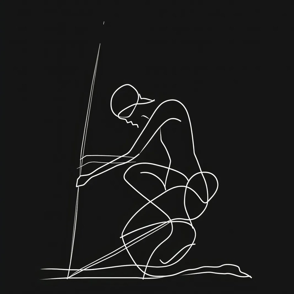 Poszter 80x80cm Vonal