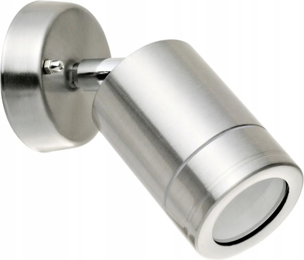 Kerti fali lámpa Led Homlokzati lámpa Kültéri Mozgatható GU10 IP44 Ezüst