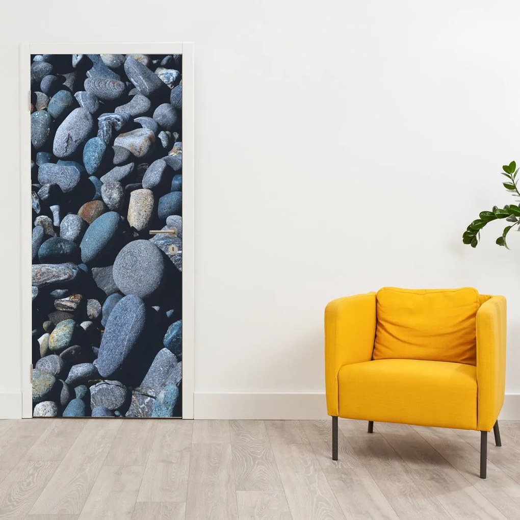 Fotótapéta ajtóra - Kavicsos strand (95x205cm)