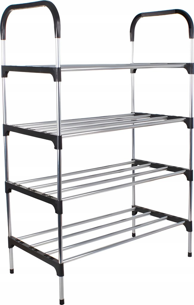 Verk 01841 Cipőtartó 12 pár cipőhöz, ezüst