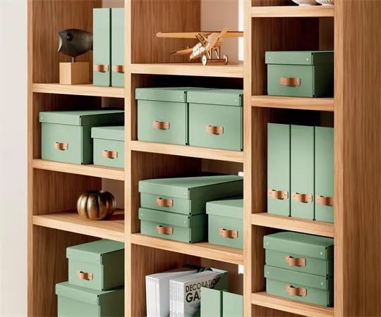 Tárolódoboz, M méret, LEITZ Puro, zsályazöld (E61490050)