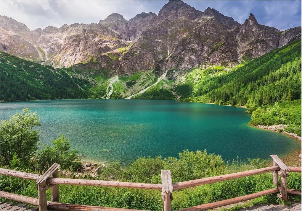 Fotótapéta Flizelin a ház szobájába 3D Hegyi táj 208x146 Ragasztó