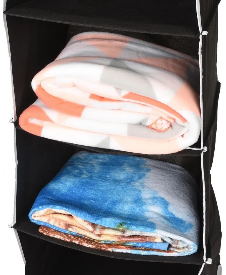 Függő textil tároló 30 x 30 x 84 cm