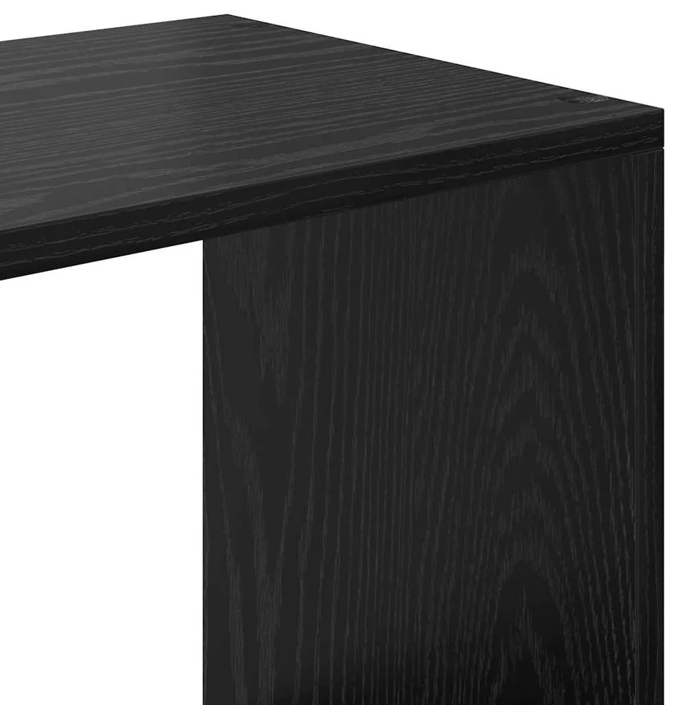 Könyvespolc Musta tammi 137.5 x 29 x 137.5 cm Faanyag