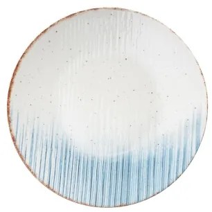 24 darabos étkészlet fehér/kék/porcelán