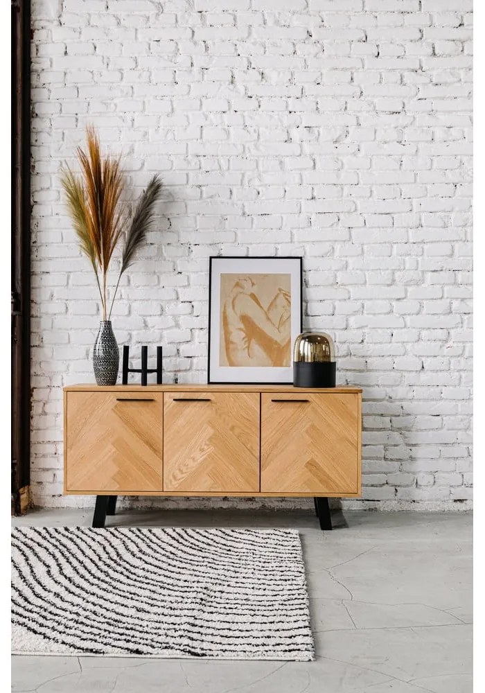 Fekete-bézs szőnyeg 80x150 cm Coastalina – Universal