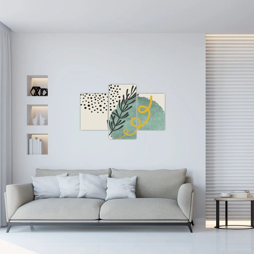 Kép - Absztrakt lapok N⁰1 (90x60 cm)
