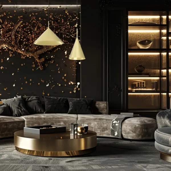 CAPITAL kábeles csillár 1xGX53/15W/230V átm. 17 cm arany