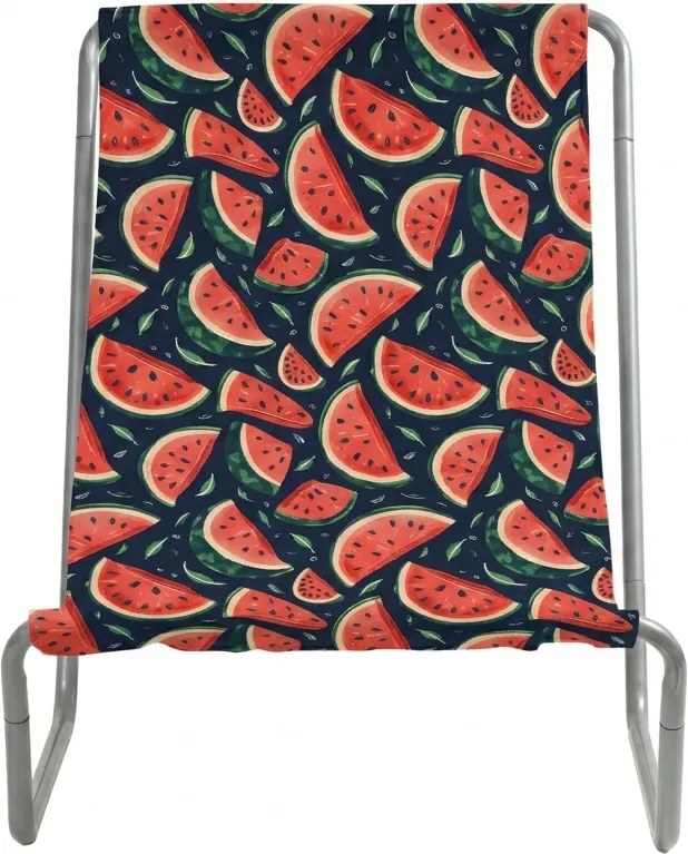 Összecsukható strandnyugágy SAND MELON, színes kivitel