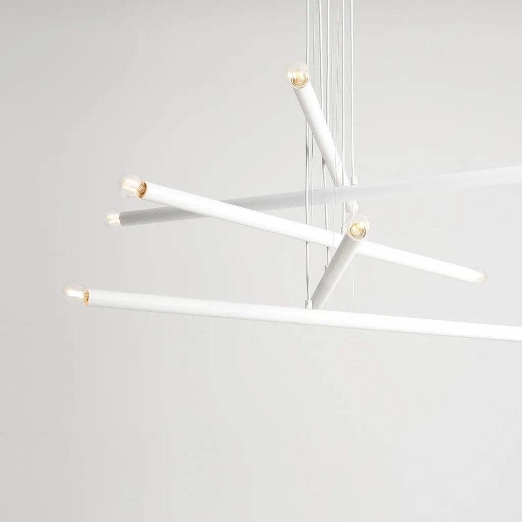 ALDEX 1072M TUBO Modern Led Függesztett Lámpa Fehér E14 IP20