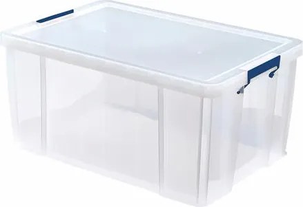 Műanyag tároló doboz, átlátszó, 70 liter, FELLOWES, ProStore™ (IFW77310)