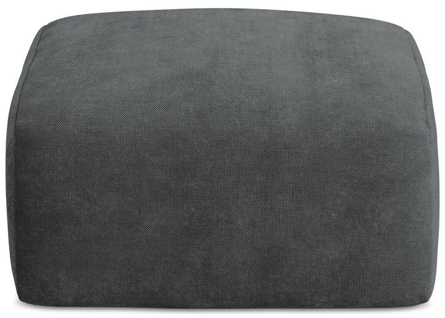 Sötétszürke zsenília lábtartó Leila – Makamii