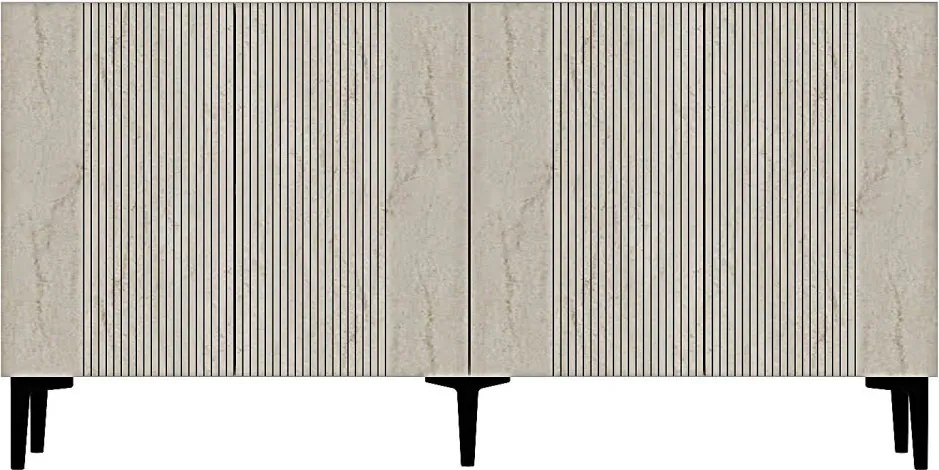 Corsa 150 - White, Travertine