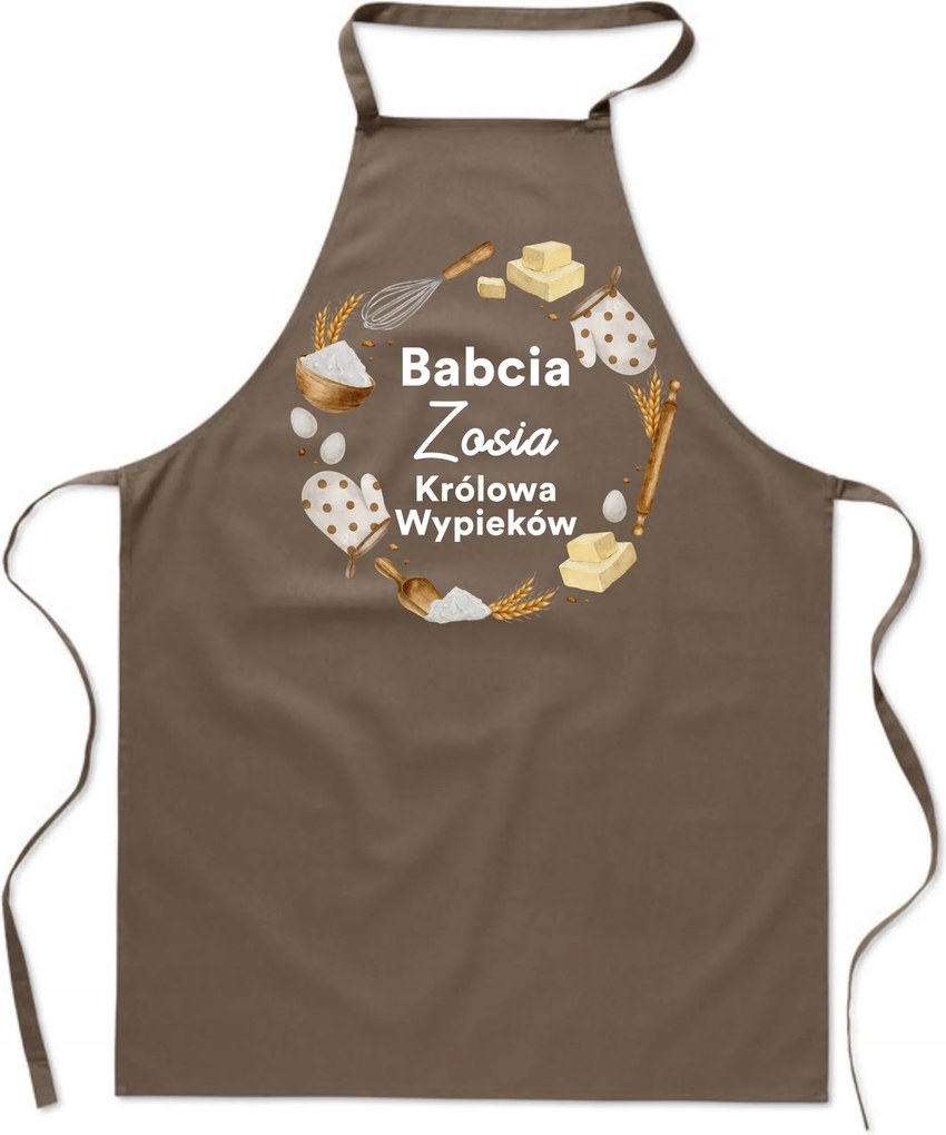 Konyhai kötény Személyre szabott Nagymama (név) Sütemények királynője