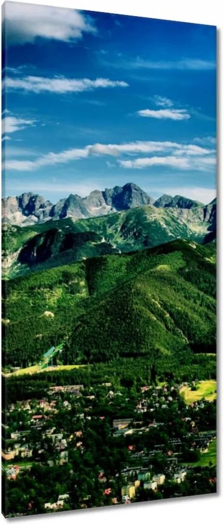 Vászonkép 55x115 Tájkép Tátra Lengyel hegyek