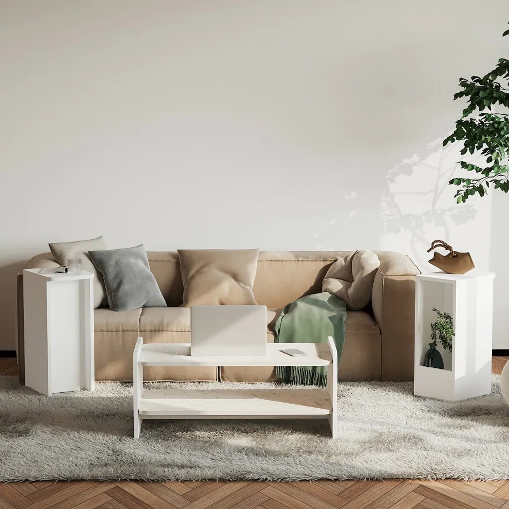Amon - White, Marble