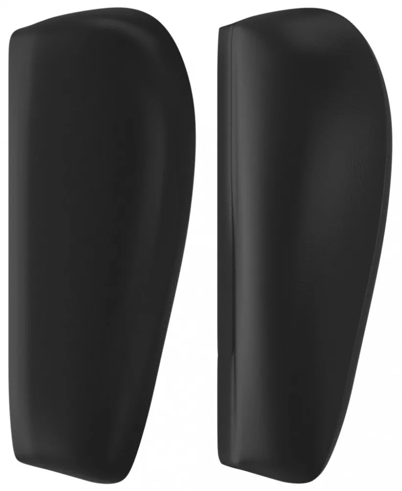 fekete műbőr szárnyas fejtámla 93x23x78/88 cm