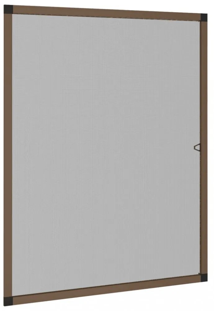 barna ablakszúnyogháló 80x100 cm