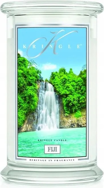 Fiji Kringle Candle nagy gyertya két kanóccal (624g)