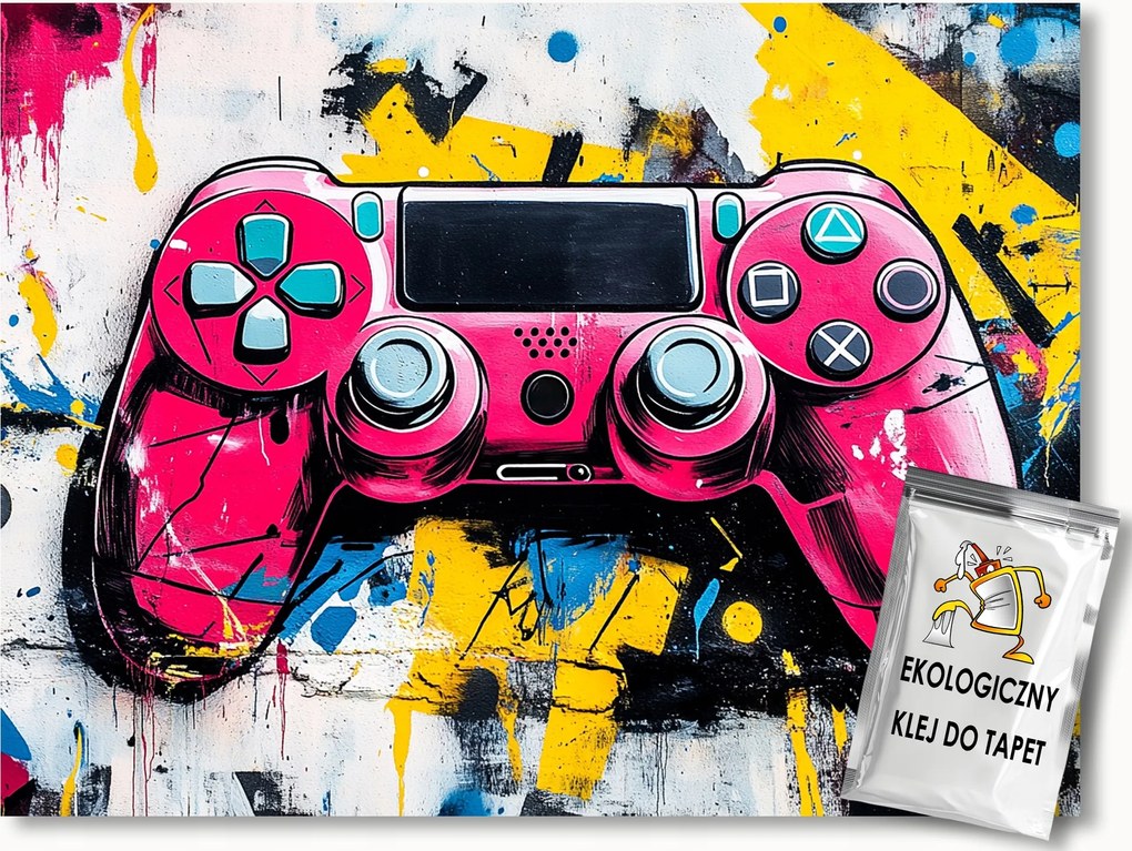 Fotótapéta Flizelina Fal Graffiti Street Art Gaming Pad 254x184 ragasztó