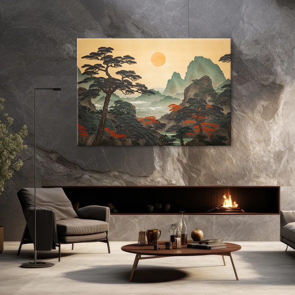 Gario Vászonkép Japán táj Méret: 120 x 80 cm