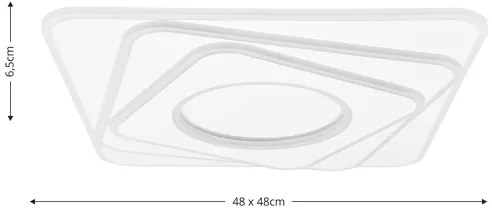 Brilagi - LED Dimmelhető mennyezeti lámpa MODERN LED/100W/230V 2700-6500K + távirányító