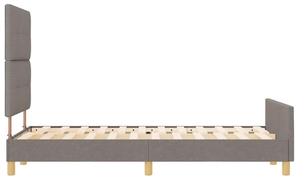 Ágykeret Taupe 120x200 cm Szövet