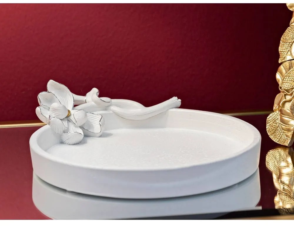 Poligyanta dekoratív tálca ø 21 cm Magnolia – Mauro Ferretti