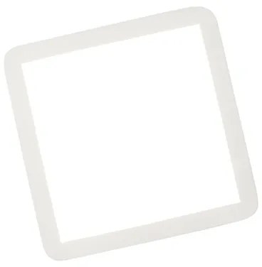 Mennyezeti lámpa fehér 30 cm LED-del, 3 fokozatú fényerő-szabályozóval IP44 - Steve