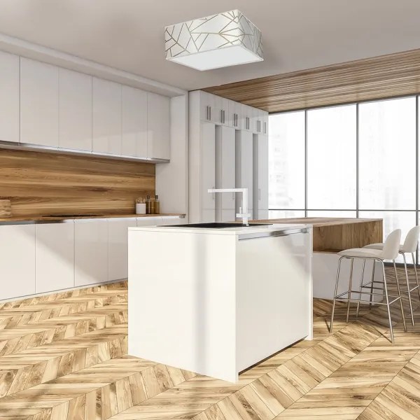 Mennyezeti lámpa ZIGGY 3xE27/60W/230V fehér/arany