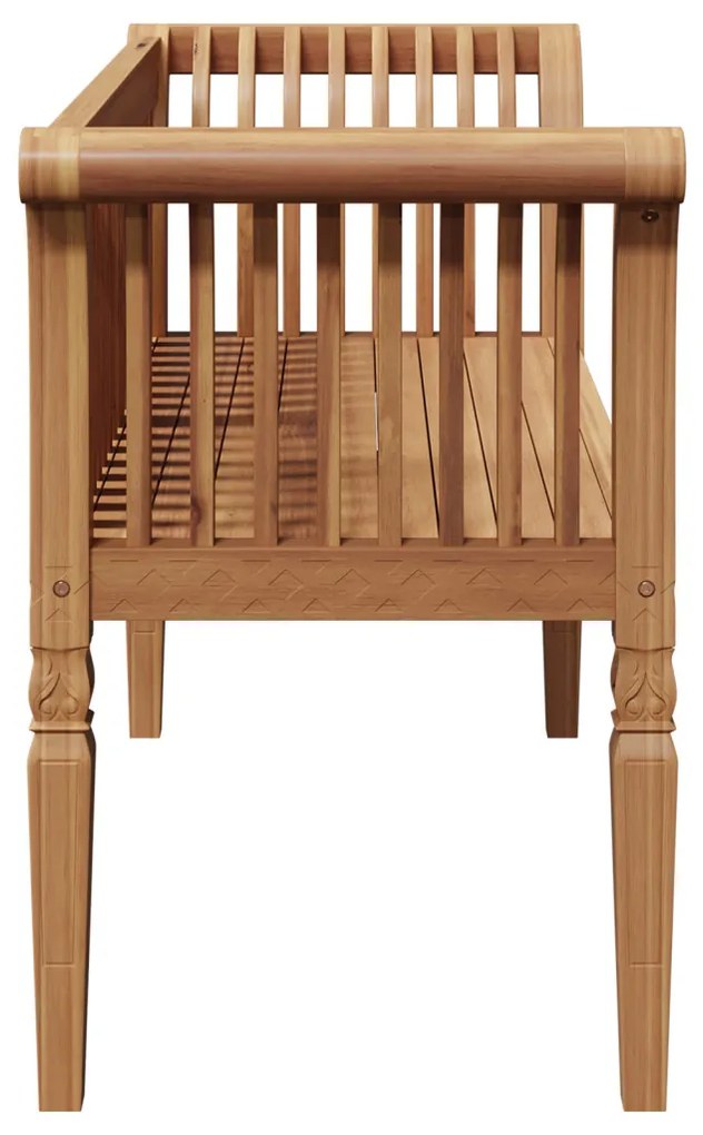 Kerti pad 127.5x52x80 cm Tömör fa Tík