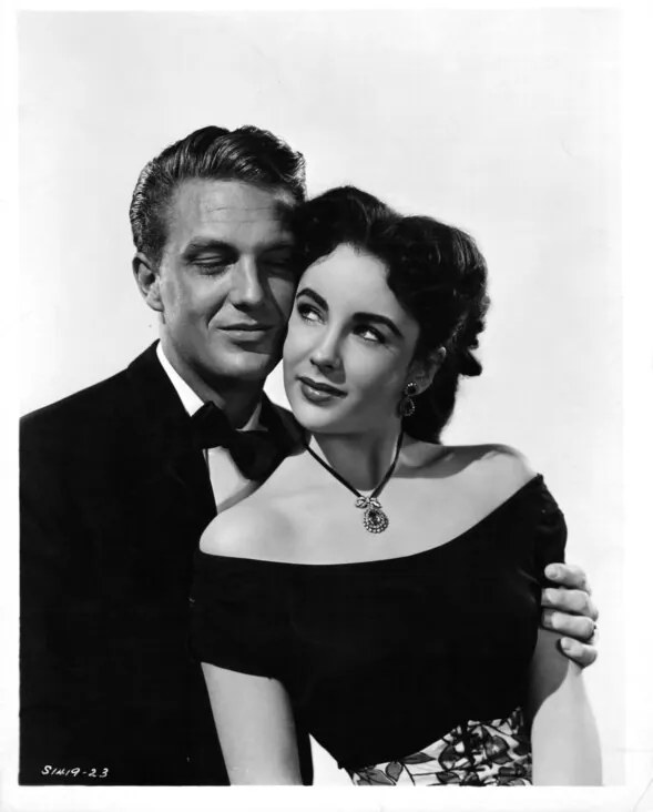 Fotográfia Robert Stack And Elizabeth Taylor In, Archive Photos