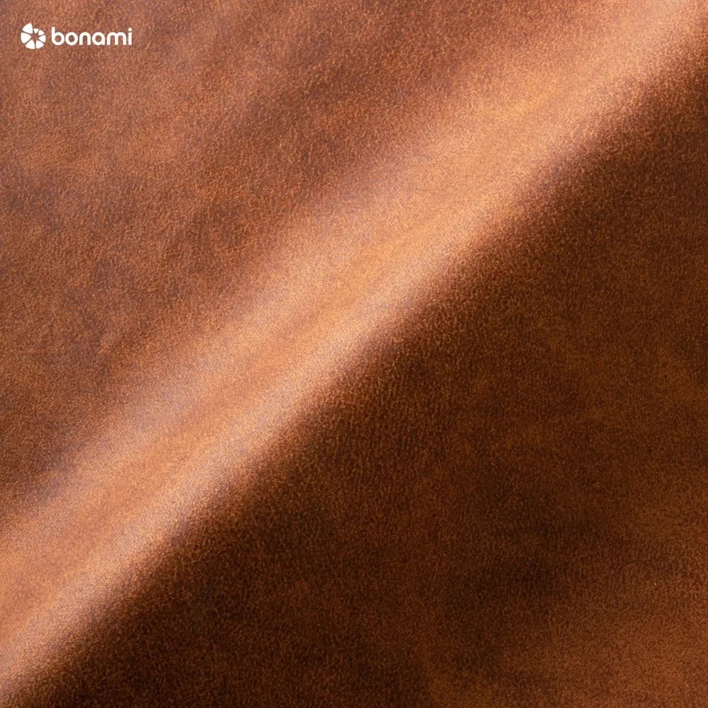 Konyakbarna bőrutánzat kanapé 175 cm Hamburg – Scandic