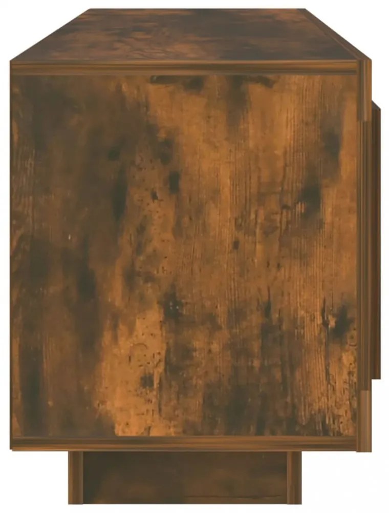 füstös tölgy színű szerelt fa TV-szekrény 102 x 35 x 45 cm