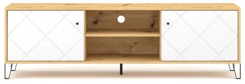 TV-állvány SULA artisan tölgy/fehér