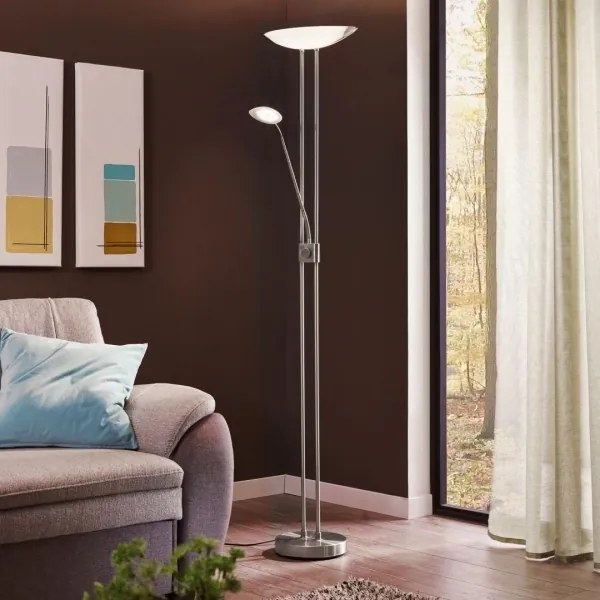 Eglo 93875 - LED dimmelhető lámpa BAYA 1 LED/20W + LED/2,5W fényezett króm